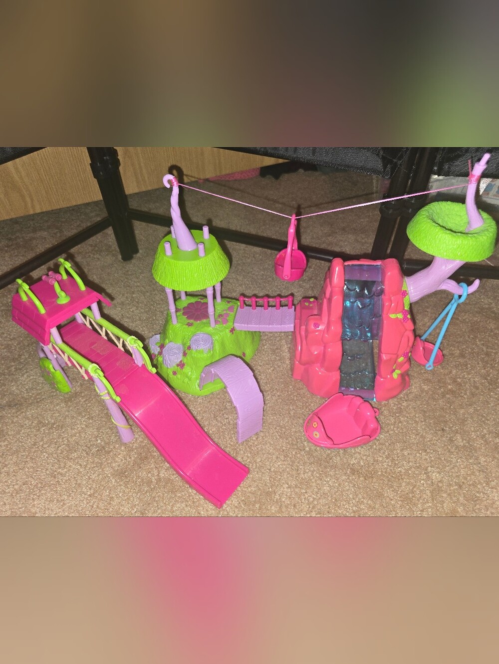 Jungle In My Pocket Wild Waterfall Playground Adventure Playset for Barbies